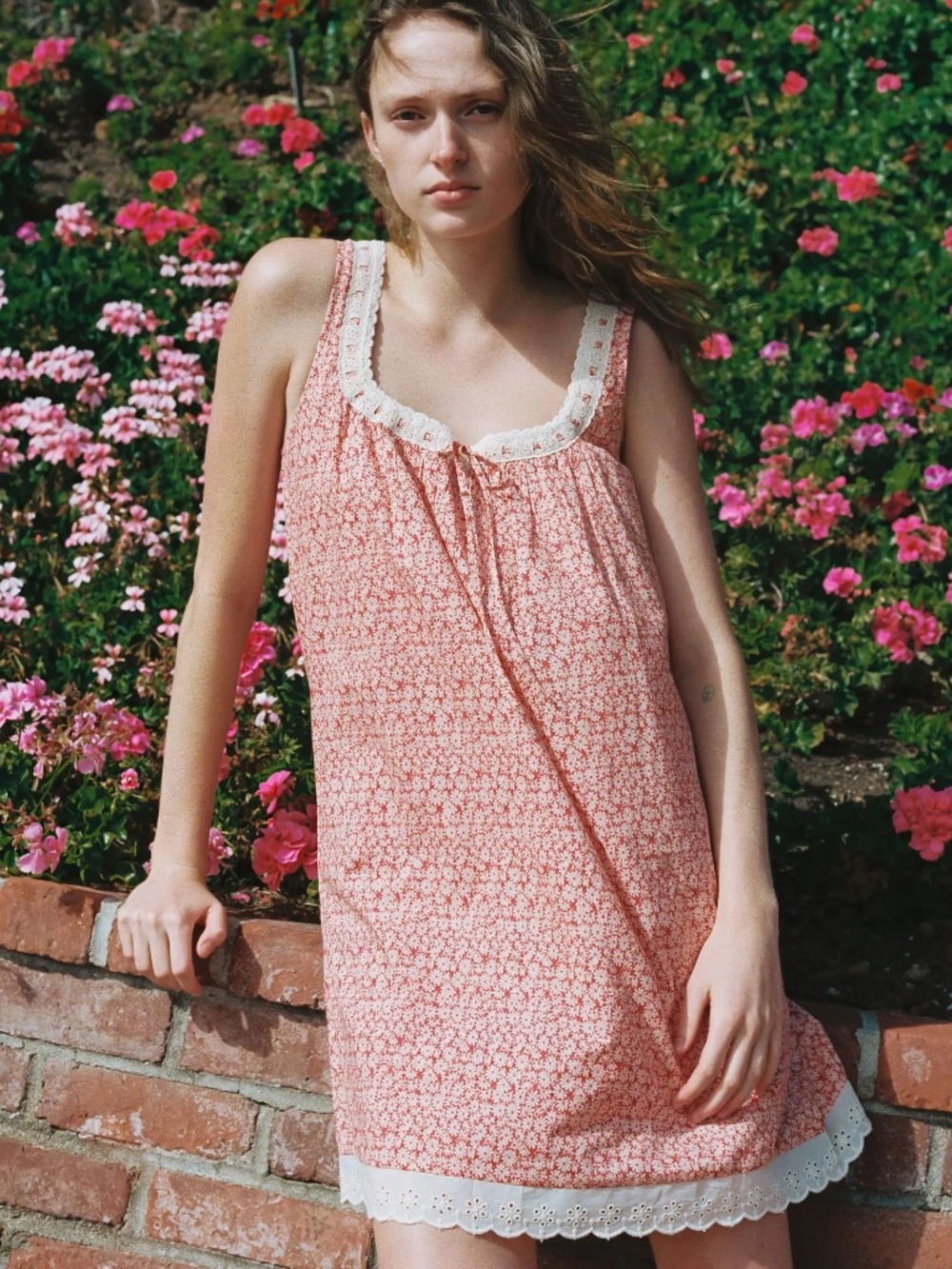 NWT Christy Dawn Sylvie Mini Shift Dress Organic Cotton size M